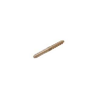 Keder connector,  Ø 5 mm, length 40 mm, brass