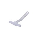 Tent Toggle, plastic white, length 13 mm, wide 60 mm...