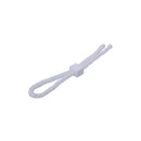 Tent toggle, plastic white, length 130 mm, wide 60 mm