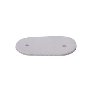 Back Plates made from strap material 20 mm white