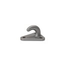 Dreilochplanenhaken 50 x 40 mm Kunststoff, grau