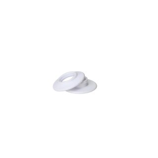 Kunststoff-Clipsen  12 mm wei
