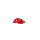 Plastic-Clip Eyelet Ø 12 mm red