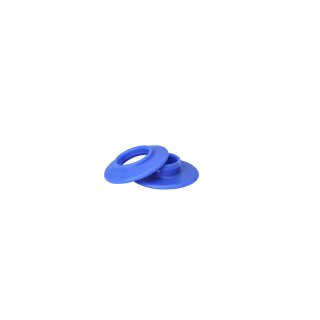 Plastic-Clip Eyelet Ø 12 mm blue