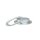 Oval Eyelet zinc Plated  40 x 10 mm