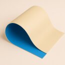 Poolabdeckung blau-beige