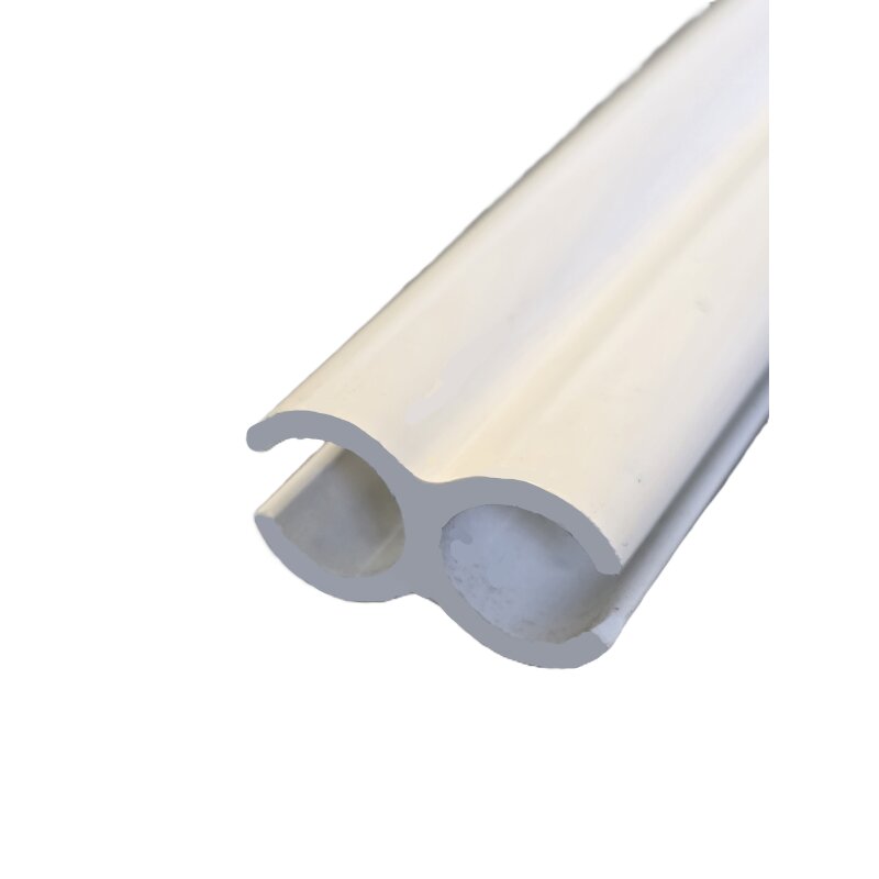 Kunststoff Kederschiene 5 Meter 2-Kanal