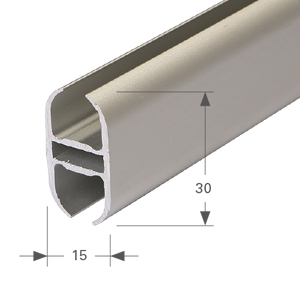 LYSEL® Kederschiene Kederleiste Kederprofil 15x30mm